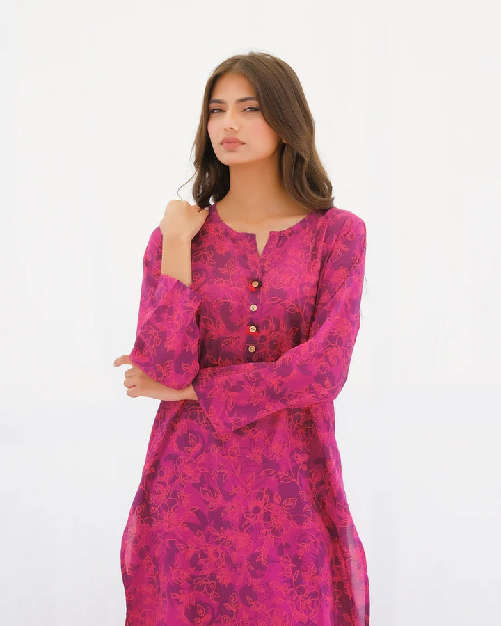 Dhaga Women Pret Printed 2 Piece Lawn Matching Separate FW24DSP0011 - Summer Collection