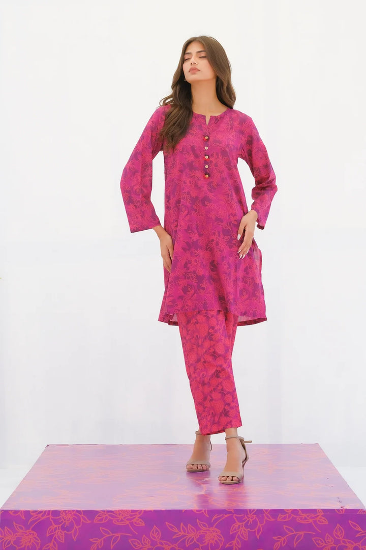 Dhaga Women Pret Printed 2 Piece Lawn Matching Separate FW24DSP0011 - Summer Collection