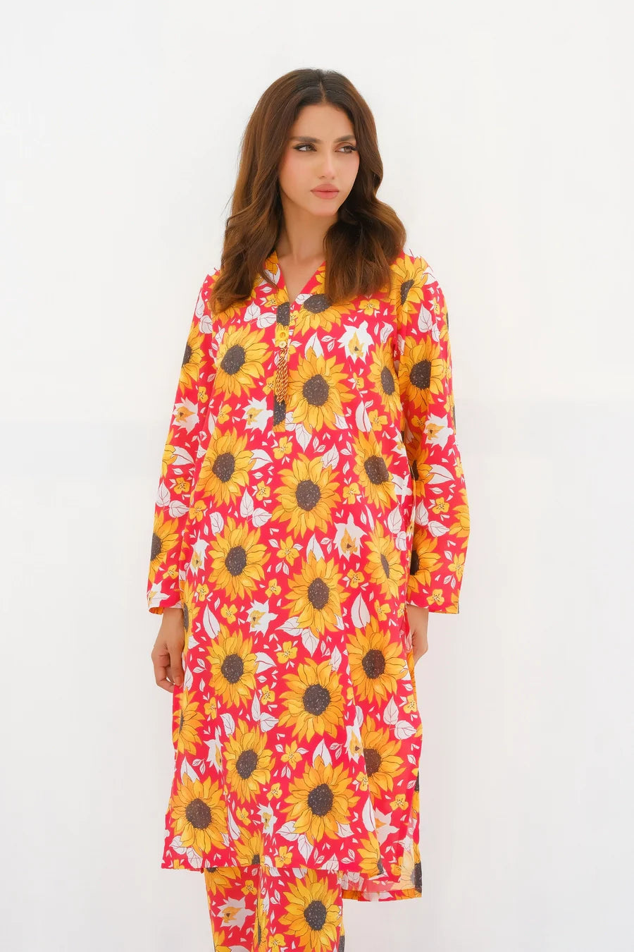 Dhaga Women Pret Printed 2 Piece Lawn Matching Separate FW24DSP0032 - Summer Collection