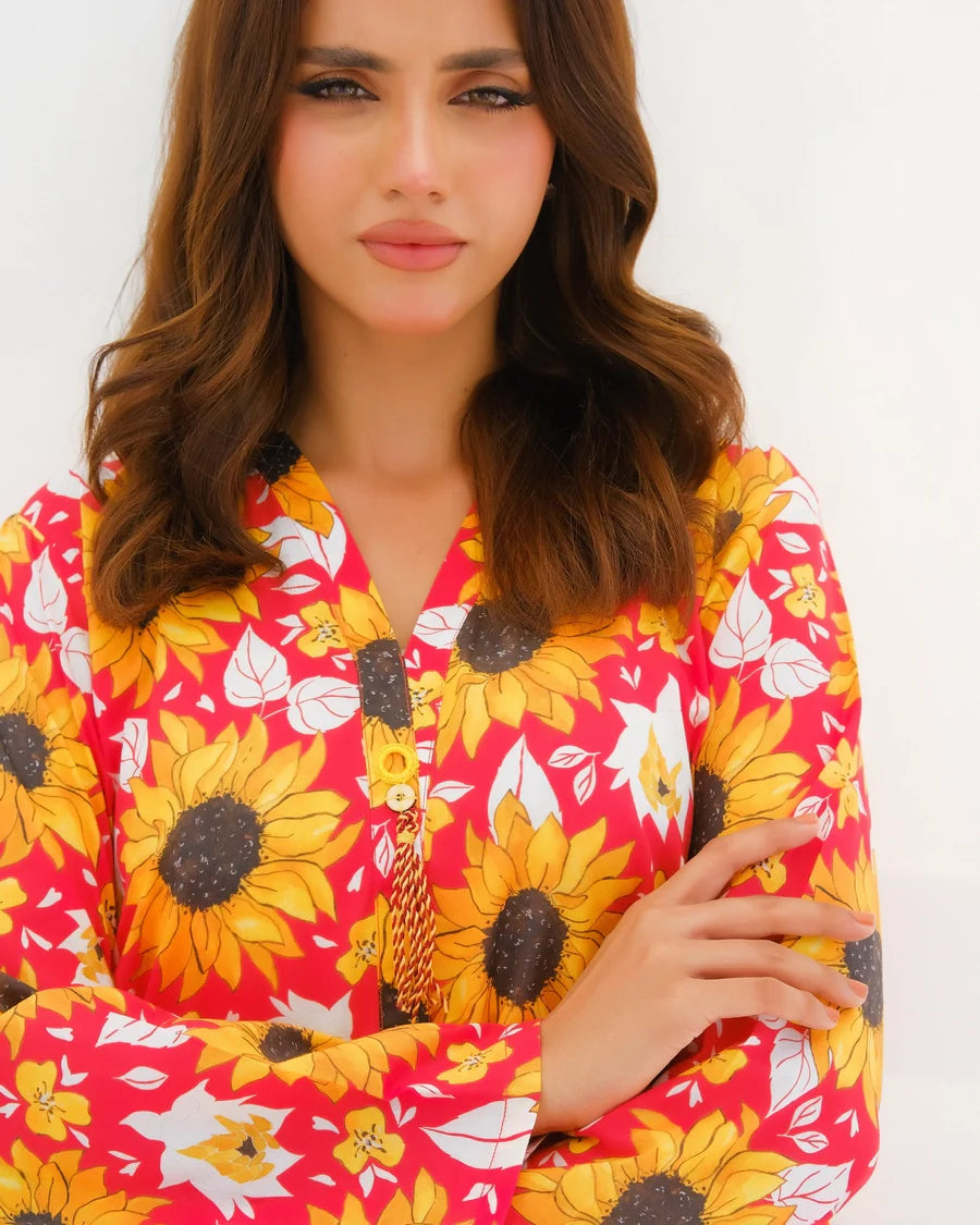 Dhaga Women Pret Printed 2 Piece Lawn Matching Separate FW24DSP0032 - Summer Collection