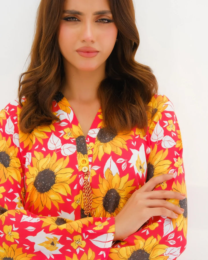 Dhaga Women Pret Printed 2 Piece Lawn Matching Separate FW24DSP0032 - Summer Collection