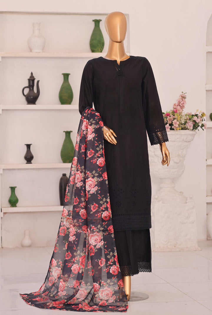 Floral Vibes by HZ Textiles Unstitched Embroidered Lawn 3 Piece Suit FVE - 03 Festive Collection