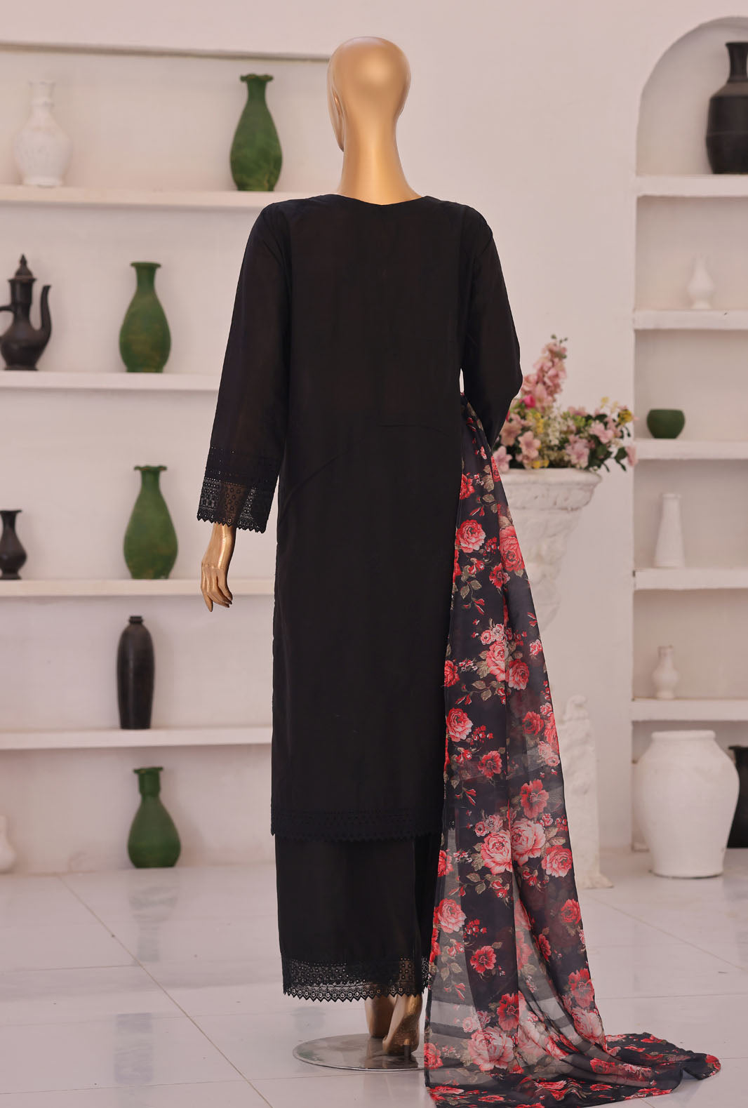 Floral Vibes by HZ Textiles Unstitched Embroidered Lawn 3 Piece Suit FVE - 03 Festive Collection