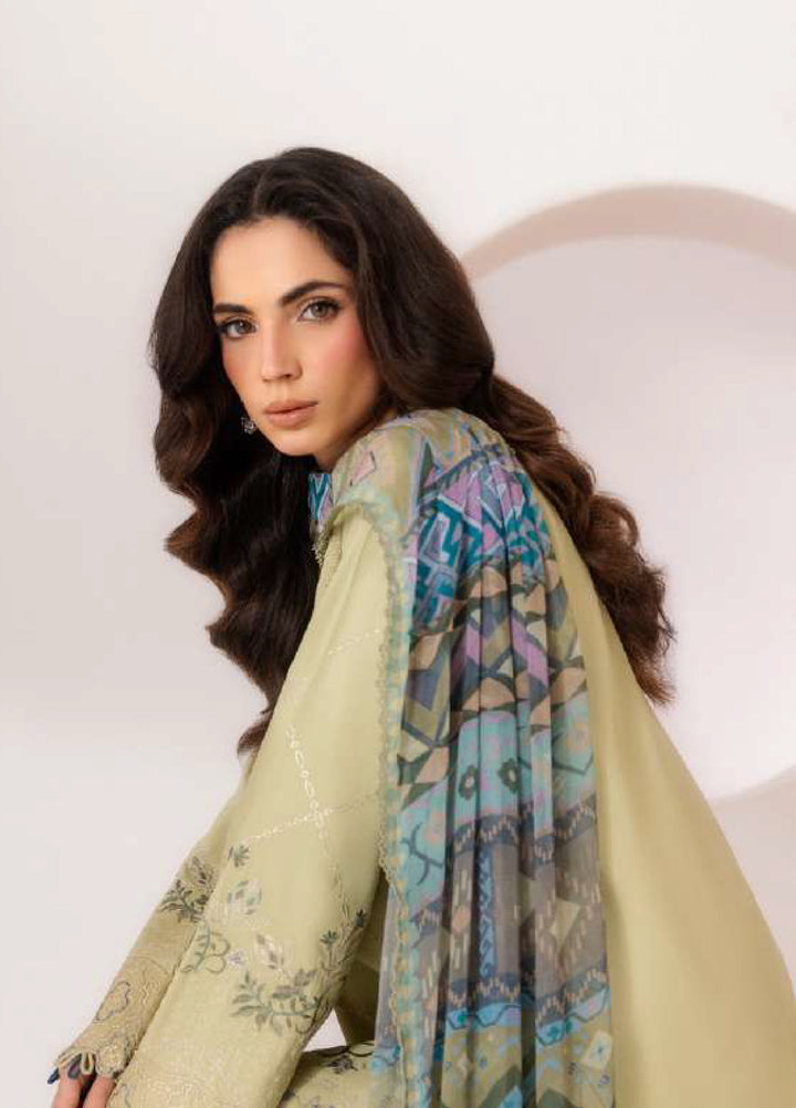 Intermix Zync by Florent Unstitched Embroidered Viscose 3 Piece Suit FL26UIZ FZ-2B - Casual Collection