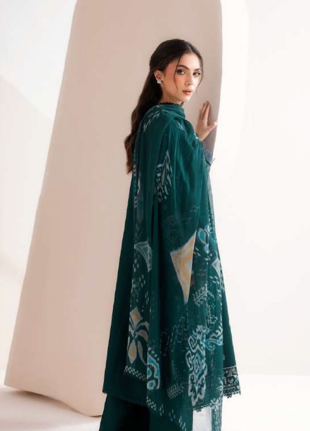 Intermix Zync by Florent Unstitched Embroidered Viscose 3 Piece Suit FL26UIZ FZ-5B - Casual Collection