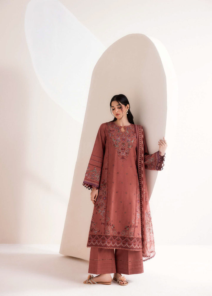 Intermix Zync by Florent Unstitched Embroidered Viscose 3 Piece Suit FL26UIZ FZ-6B - Casual Collection