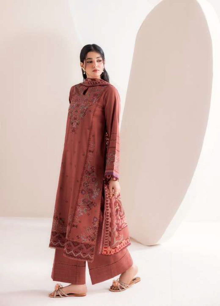 Intermix Zync by Florent Unstitched Embroidered Viscose 3 Piece Suit FL26UIZ FZ-6B - Casual Collection