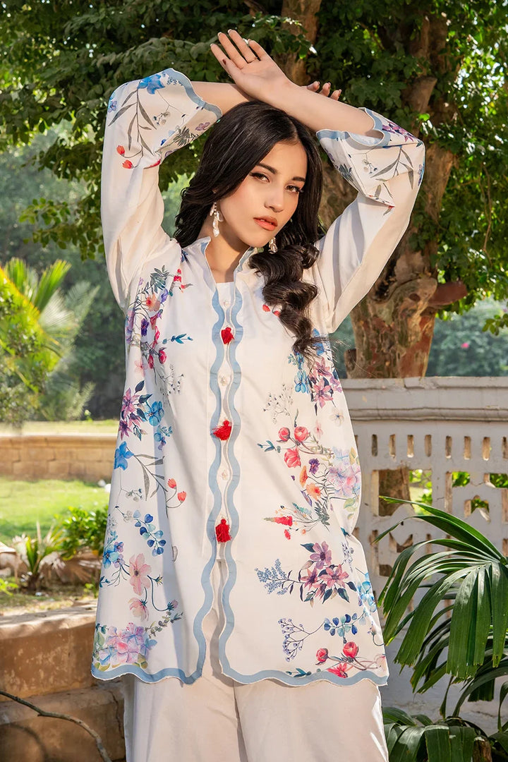 Dhaga Women Pret Printed 2 Piece Soft Crepe Fiorella SS25DSP328 - Summer Collection
