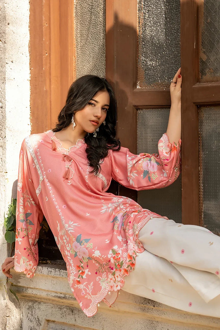 Dhaga Women Pret Printed Herringbone 2 Piece Suit Florence FW25DSE705 - Winter Collection