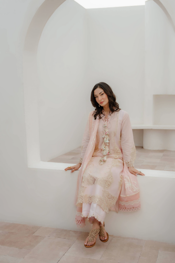Manara by Maria Embroidered Chiffon 3 Piece Suit FREESIA - Festive Collection