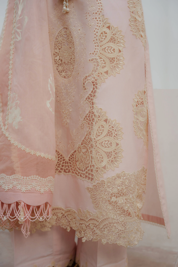 Manara by Maria Embroidered Chiffon 3 Piece Suit FREESIA - Festive Collection