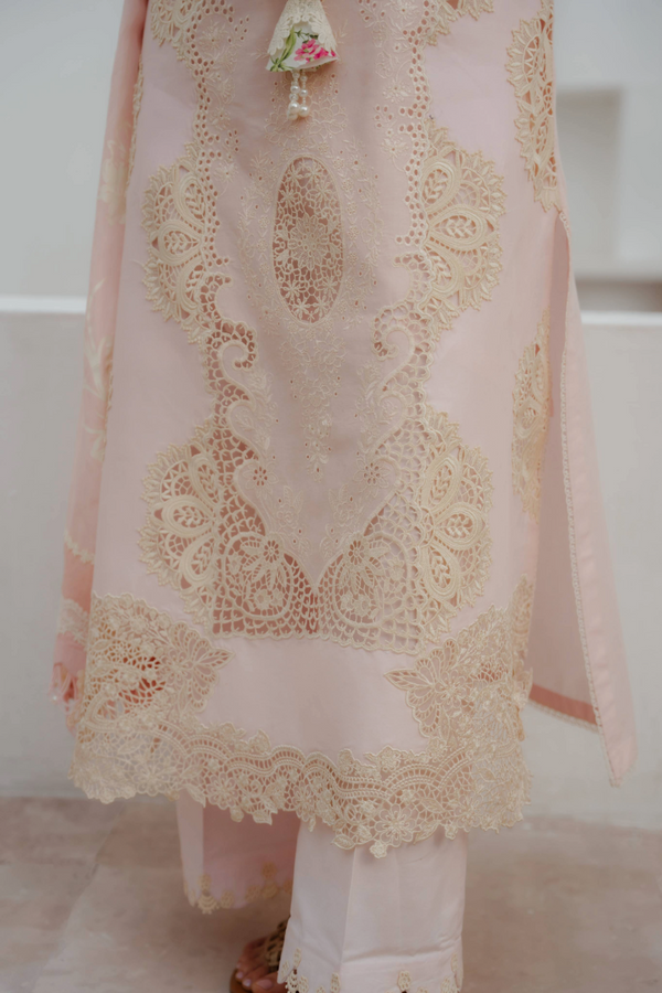 Manara by Maria Embroidered Chiffon 3 Piece Suit FREESIA - Festive Collection