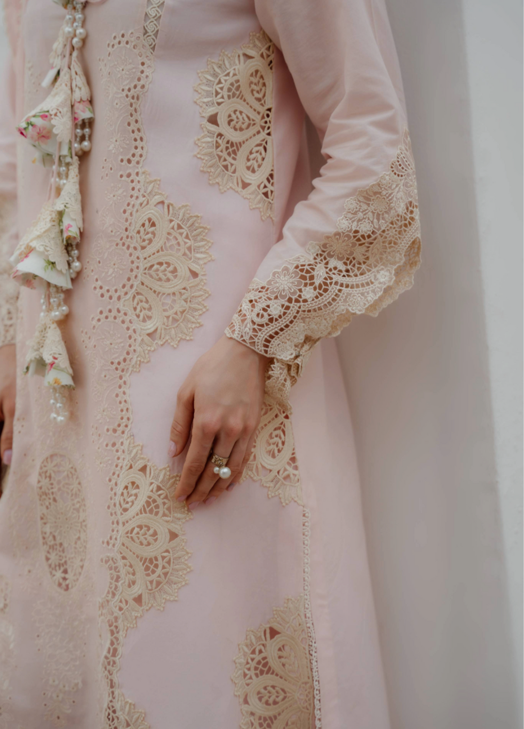 Manara by Maria RTW Embroidered Schiffli 3 Piece Suit MN26RF Freesia M-04 - Festive Collection