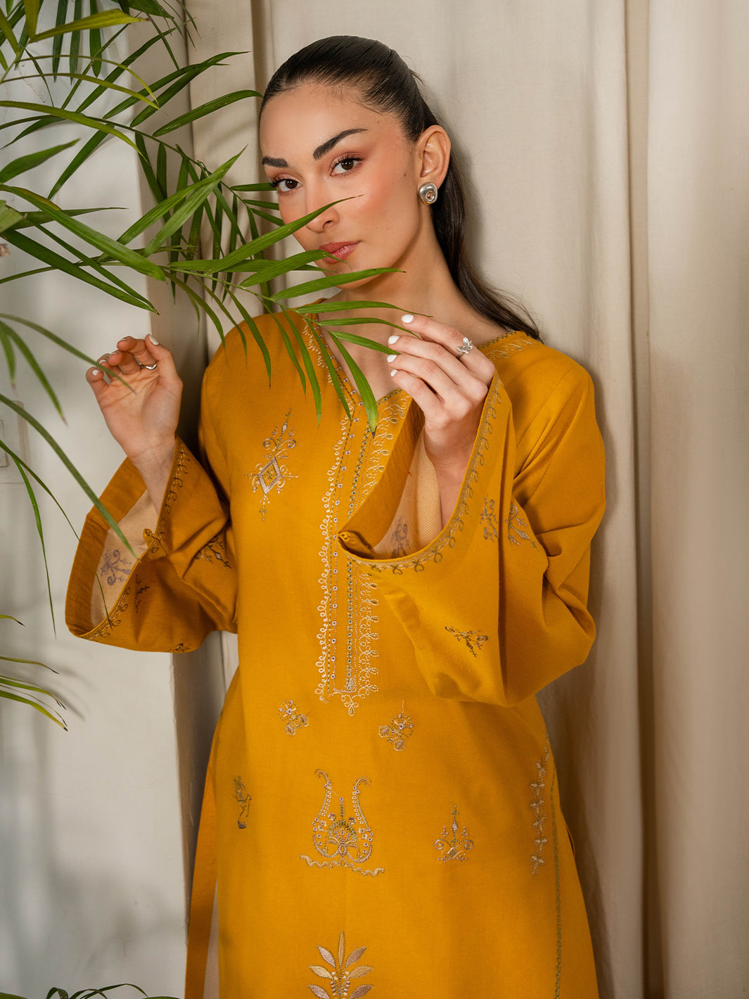 Izel Women Pret Embroidered Karandi 2 Piece Suit Freya - Summer Collection