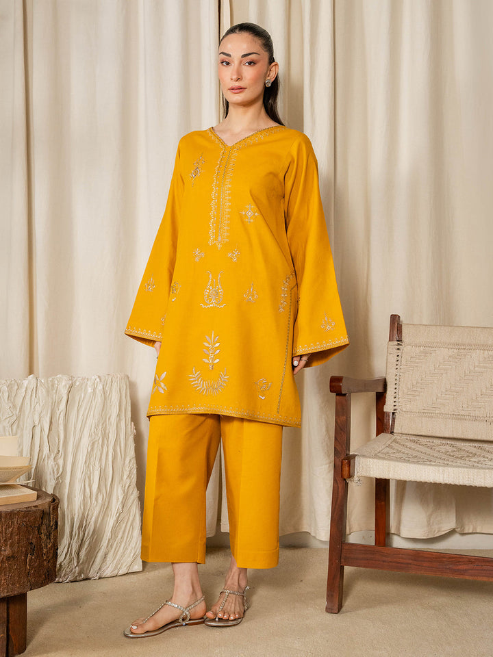 Izel Women Pret Embroidered Karandi 2 Piece Suit Freya - Summer Collection