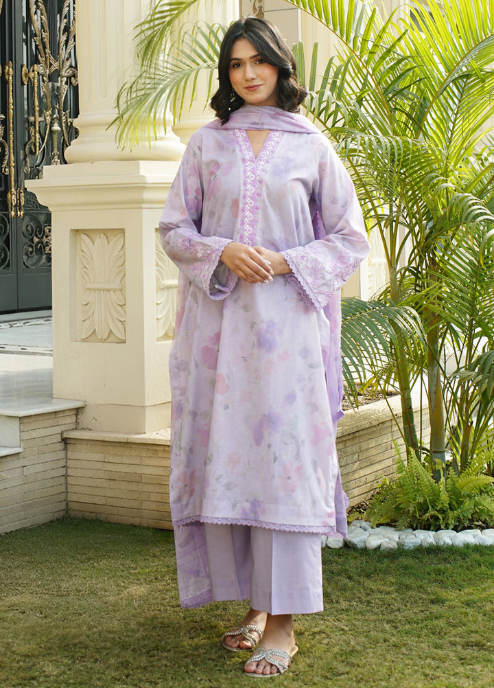 Zyna RTW Printed Lawn 3 Piece Suit ZY26ULP Elina - Casual Collection