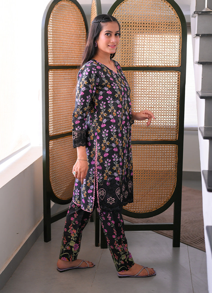 Farasha by Ishq e Rang RTW Embroidered Lawn 2 Piece Suit Shadow Luxe Casual Collection