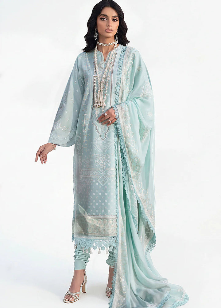 Gul Ahmed Unstitched Luxury Embroidered Lawn 3 Piece Suit GA26UGL KD-62001 - Festive Collection