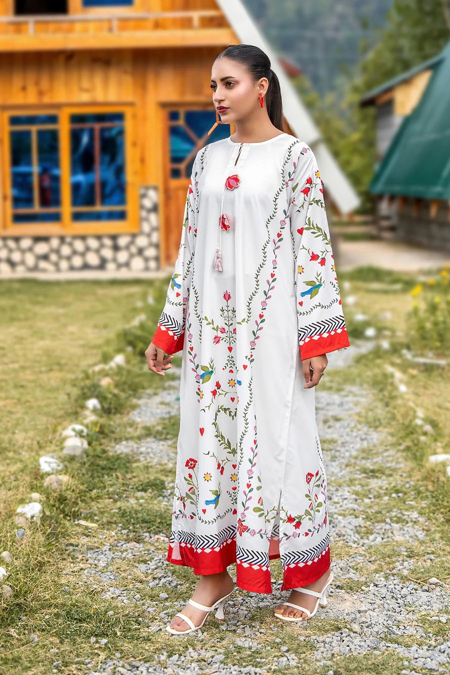 Dhaga Women Pret Printed 1 Piece Soft Crepe LENNOX SS25DSP298 - Summer Collection