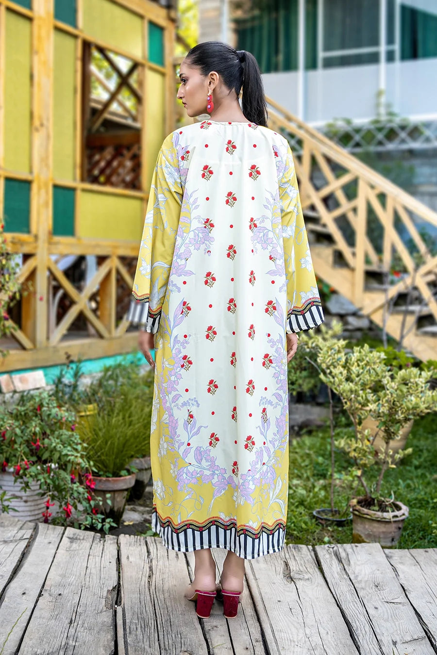 Dhaga Women Pret Printed 1 Piece Soft Crepe COLETTE SS25DSP295 - Summer Collection