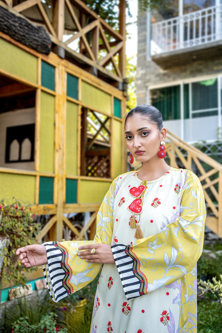 Dhaga Women Pret Printed 1 Piece Soft Crepe COLETTE SS25DSP295 - Summer Collection