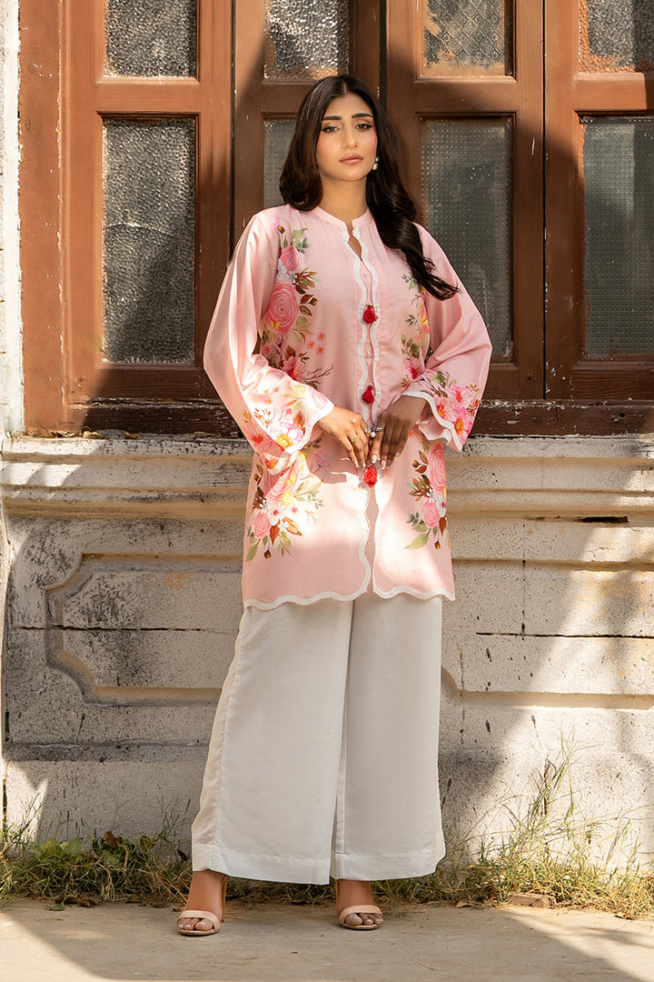 Dhaga Women Pret Printed Herringbone 2 Piece Suit Ophellia SS25DSP329 - Winter Collection