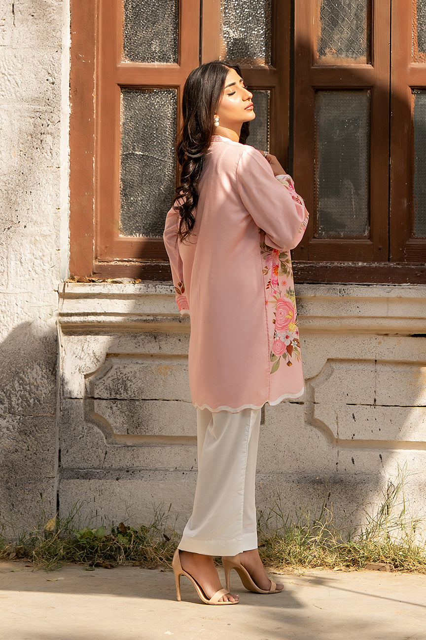 Dhaga Women Pret Printed Herringbone 2 Piece Suit Ophellia SS25DSP329 - Winter Collection