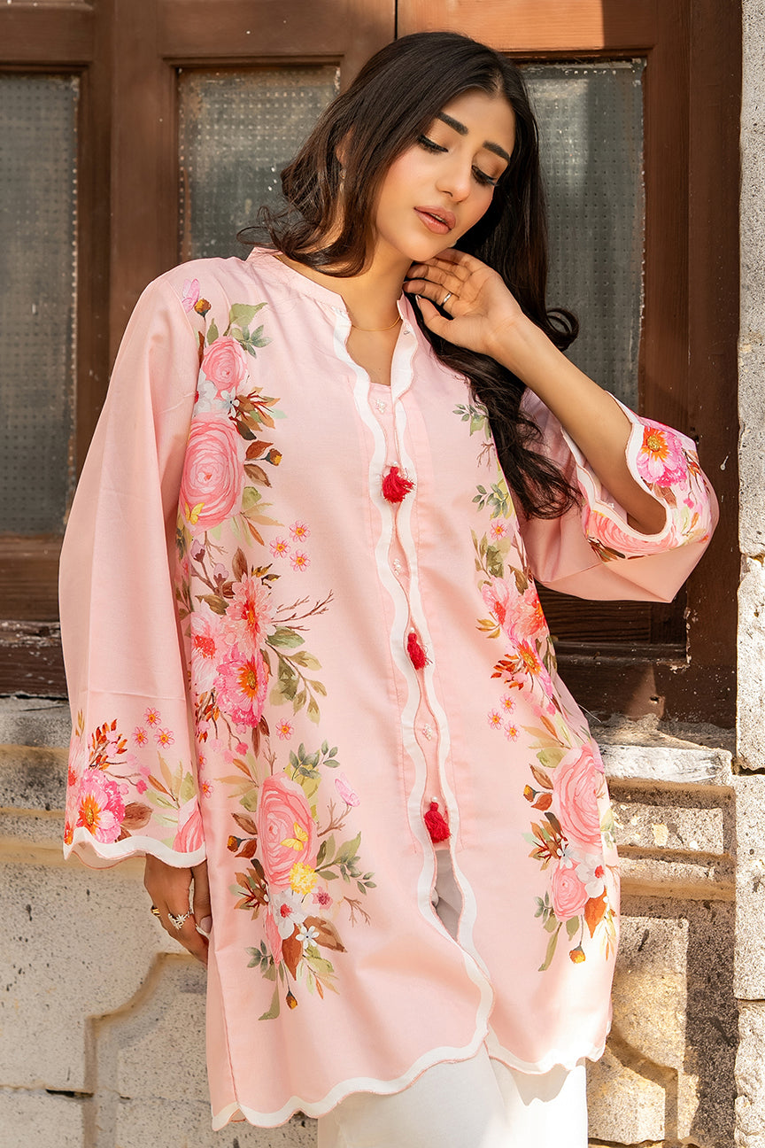 Dhaga Women Pret Printed Herringbone 2 Piece Suit Ophellia SS25DSP329 - Winter Collection