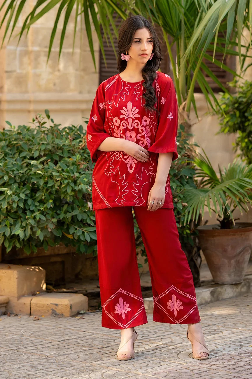 Dhaga Women Pret Embroidered 2 Piece poly cambric DSE SS25DSE151 - Summer Collection
