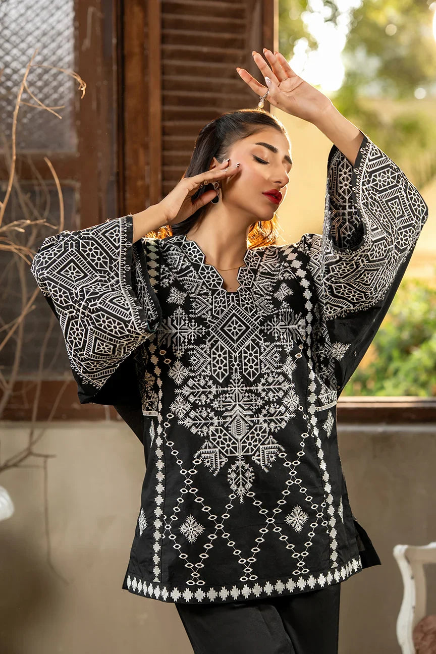 Dhaga Women Pret Embroidered 2 Piece cotton Corditional SS25DSE145 - Summer Collection