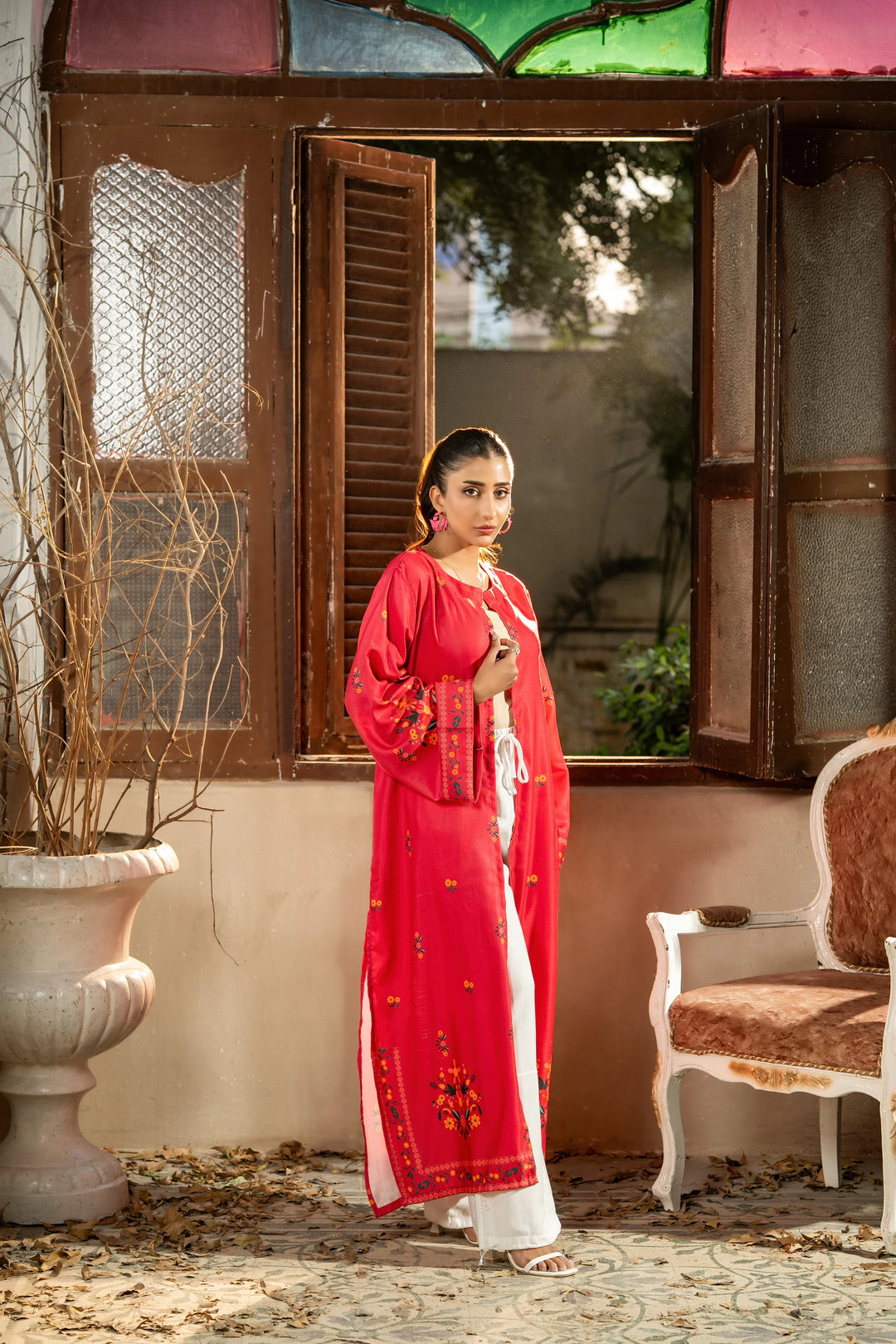 Dhaga Women Pret Printed Herringbone 1 Piece Suit Nyssa SS25SHDP601 - Winter Collection