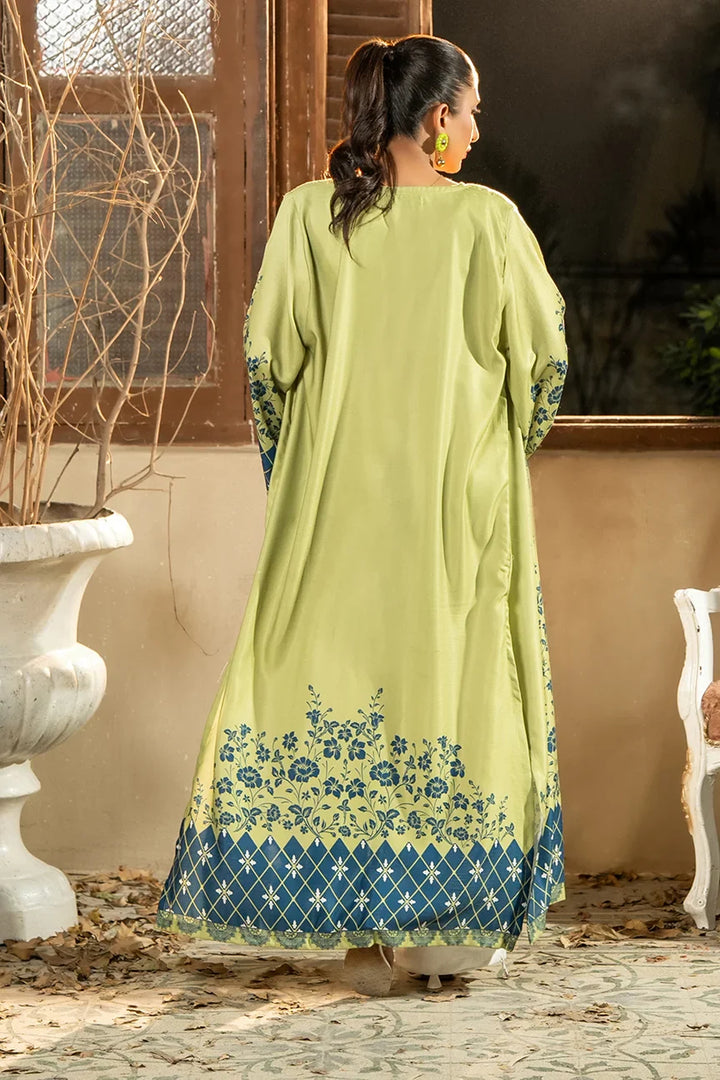 Dhaga Women Pret Printed Herringbone 1 Piece Suit Verdure SS25SHDP603 - Winter Collection