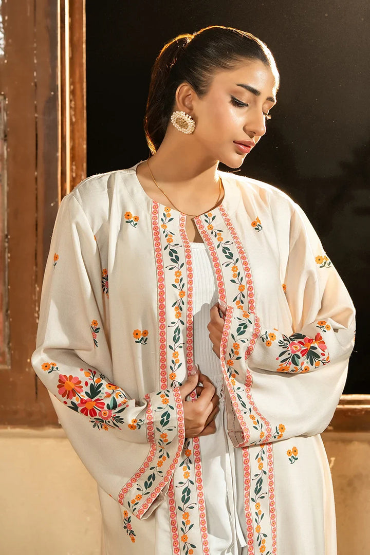 Dhaga Women Pret Printed Herringbone 1 Piece Suit Azian SS25SHDP602 - Winter Collection