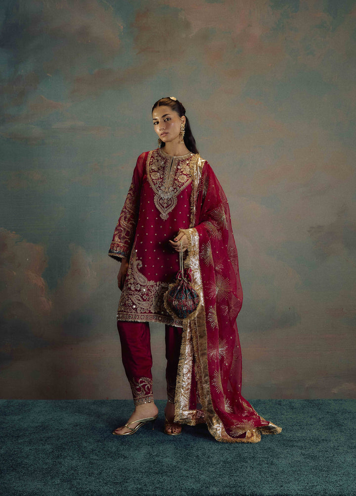 Kamiar Rokni Unstitched Embroidered Organza 3 Piece Suit KR26UF Gulnaz - Festive Collection