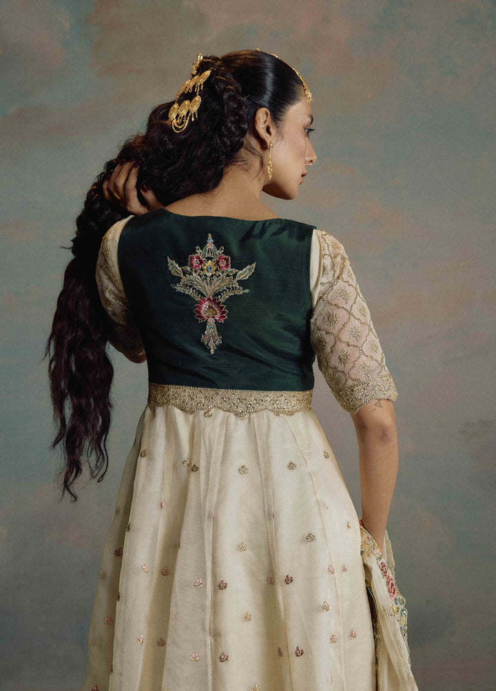 Kamiar Rokni Unstitched Embroidered Organza 3 Piece Suit KR26UF Mahgul - Festive Collection