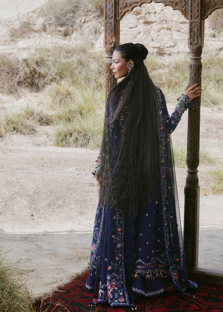 Radha Kishan by Hussain Rehar Unstitched Embroidered Karandi 3 Piece Suit MELOT - Winter Collection