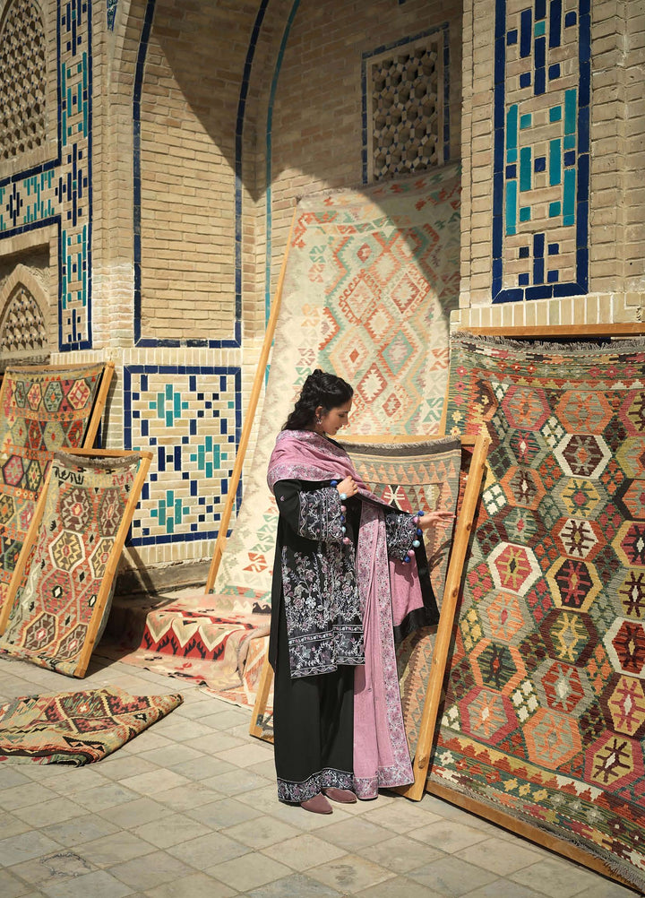 Beneath Bukhara by Mushq Unstitched Embroidered Linen 3 Piece Suit MU26UBBW Bazaar Trail HUNWI260105 - Winter Collection