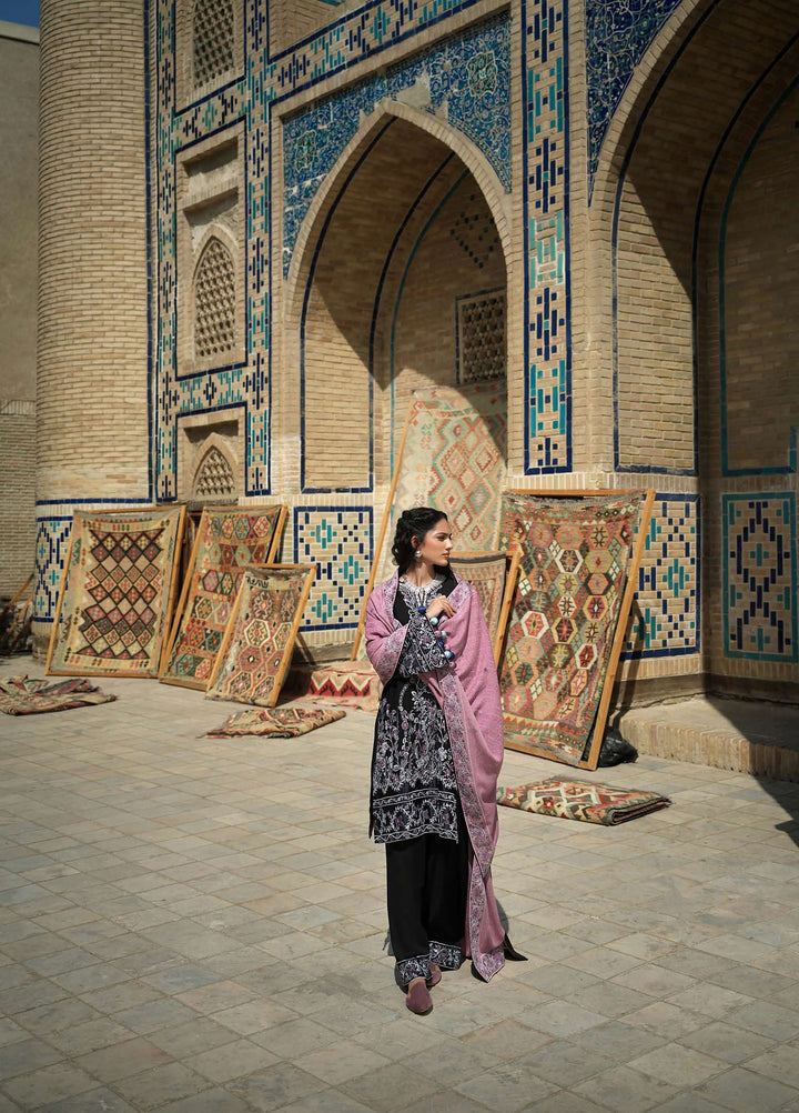 Beneath Bukhara by Mushq Unstitched Embroidered Linen 3 Piece Suit MU26UBBW Bazaar Trail HUNWI260105 - Winter Collection