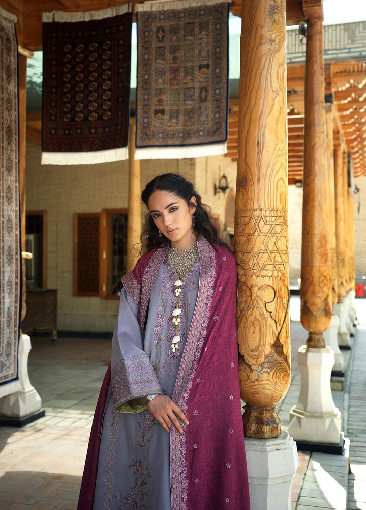 Beneath Bukhara by Mushq Unstitched Embroidered Crepe 3 Piece Suit MU26UBBW Old City Bloom HUNWI260106 - Winter Collection