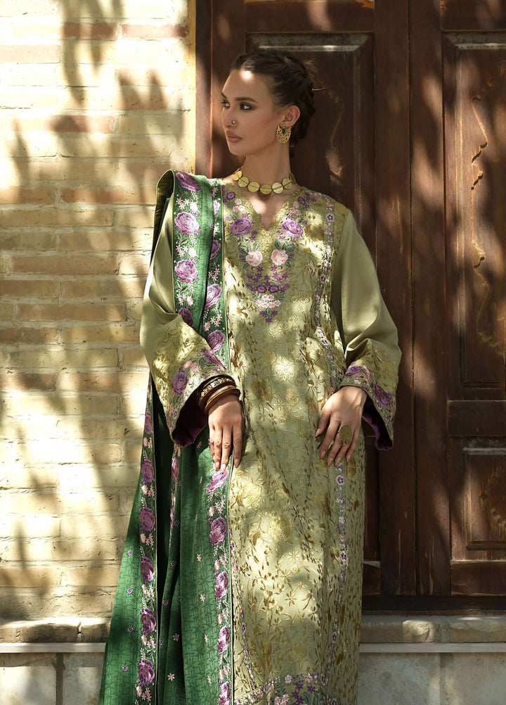Beneath Bukhara by Mushq Unstitched Embroidered Crepe 3 Piece Suit MU26UBBW Desert Minaret HUNWI260107 - Winter Collection