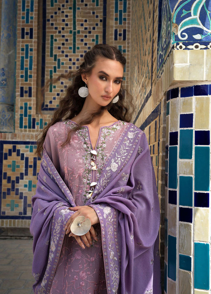 Beneath Bukhara by Mushq Unstitched Embroidered Karandi 3 Piece Suit MU26UBBW Ark Reverie HUNWI260108 - Winter Collection