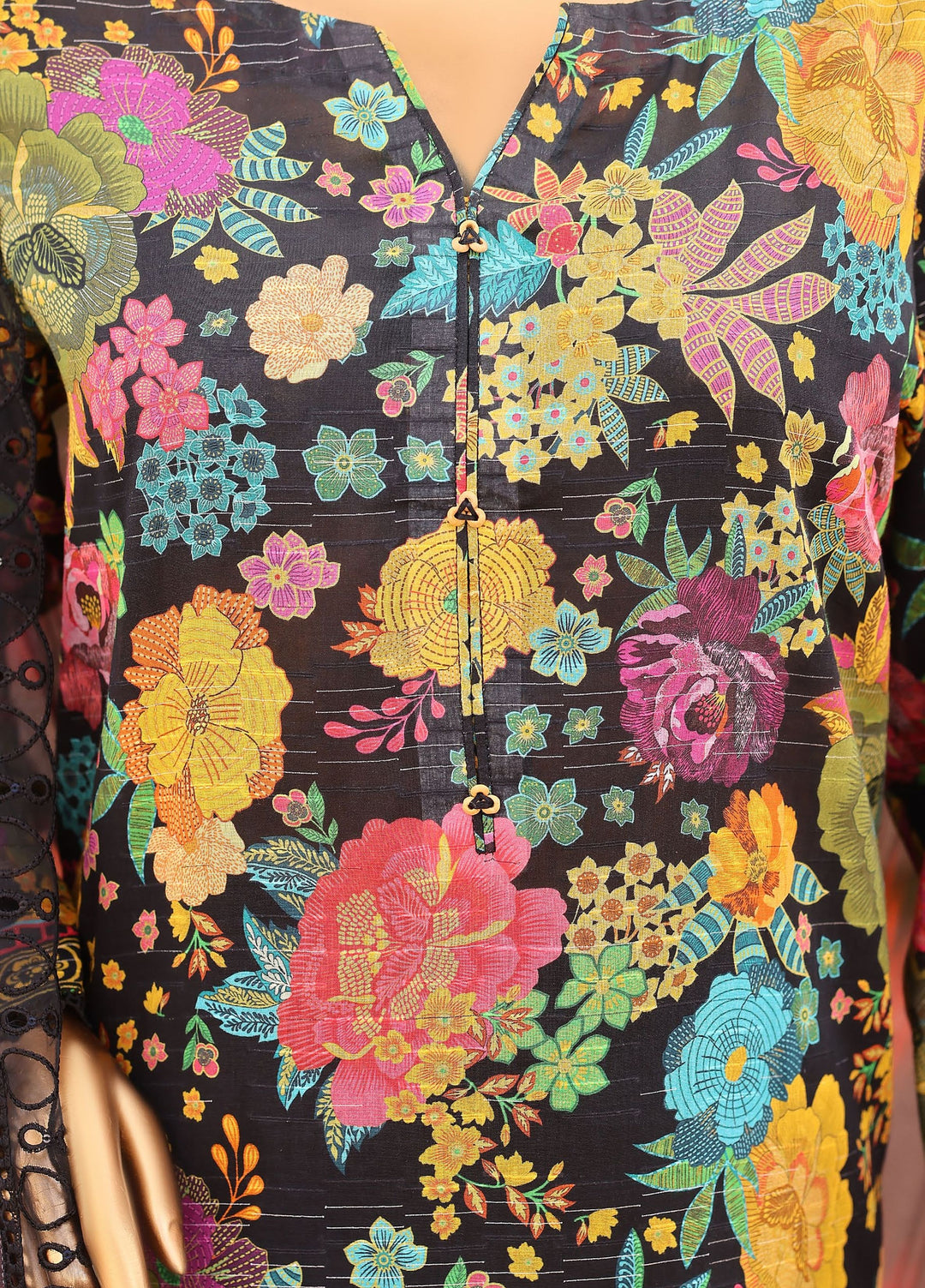 Meenakari by HZ Textiles Unstitched Embroidered Cotton 3 Piece Suit HZ26UCM MEC-1001 - Casual Collection