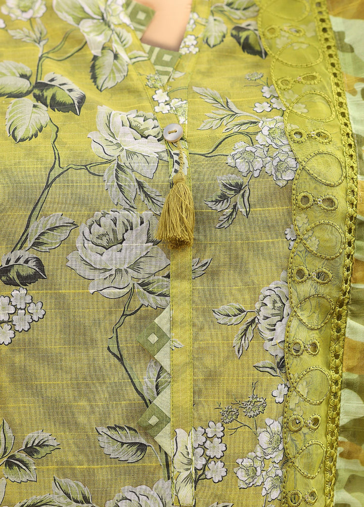 Meenakari by HZ Textiles Unstitched Embroidered Cotton 3 Piece Suit HZ26UCM MEC-1008 - Casual Collection