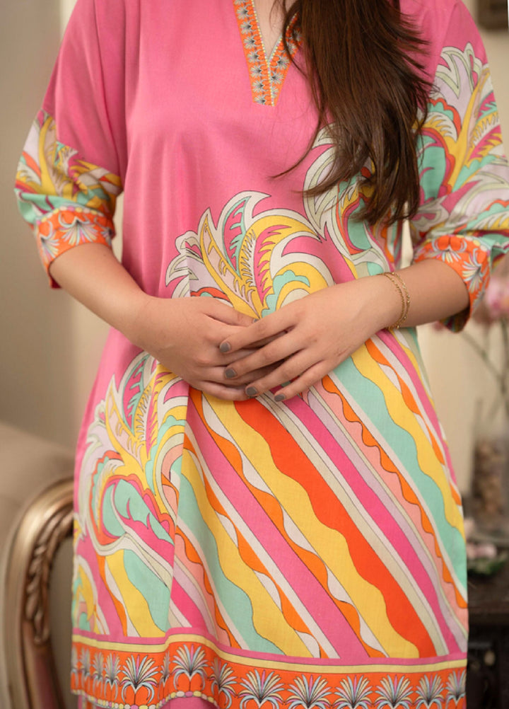 Raniahs by Laaleh RTW Printed Cotton Lawn 2 Piece Suit LAH26PR Hawaiian Rose - Casual Collection