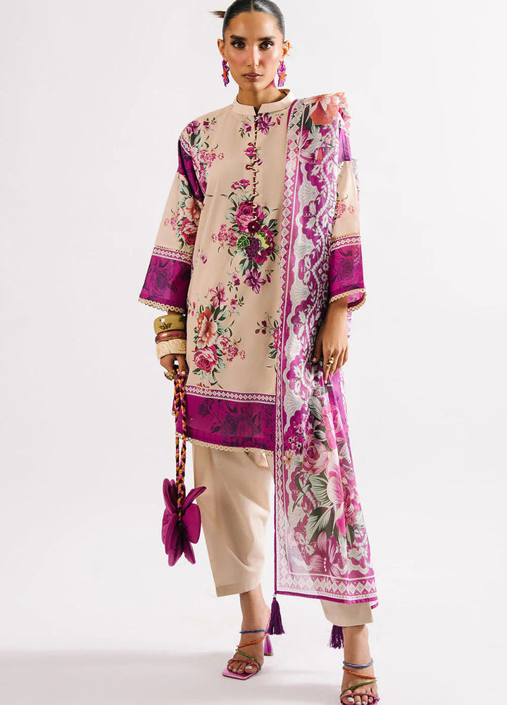Heritage by Gul Ahmed Unstitched Printed Lawn 3 Piece Suit GA26UFH CL-62137 - Summer Collection