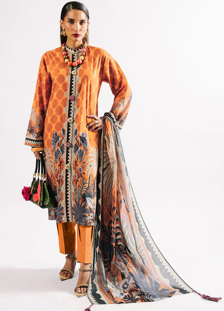 Heritage by Gul Ahmed Unstitched Printed Lawn 3 Piece Suit GA26UFH CL-62156 - Summer Collection