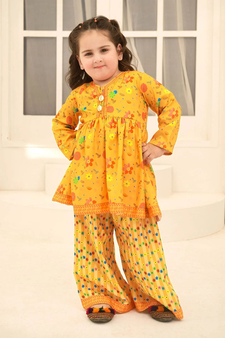 Ochre RTW Printed Girls 2 Piece Herringbone  INDP-15 - Summer Collection