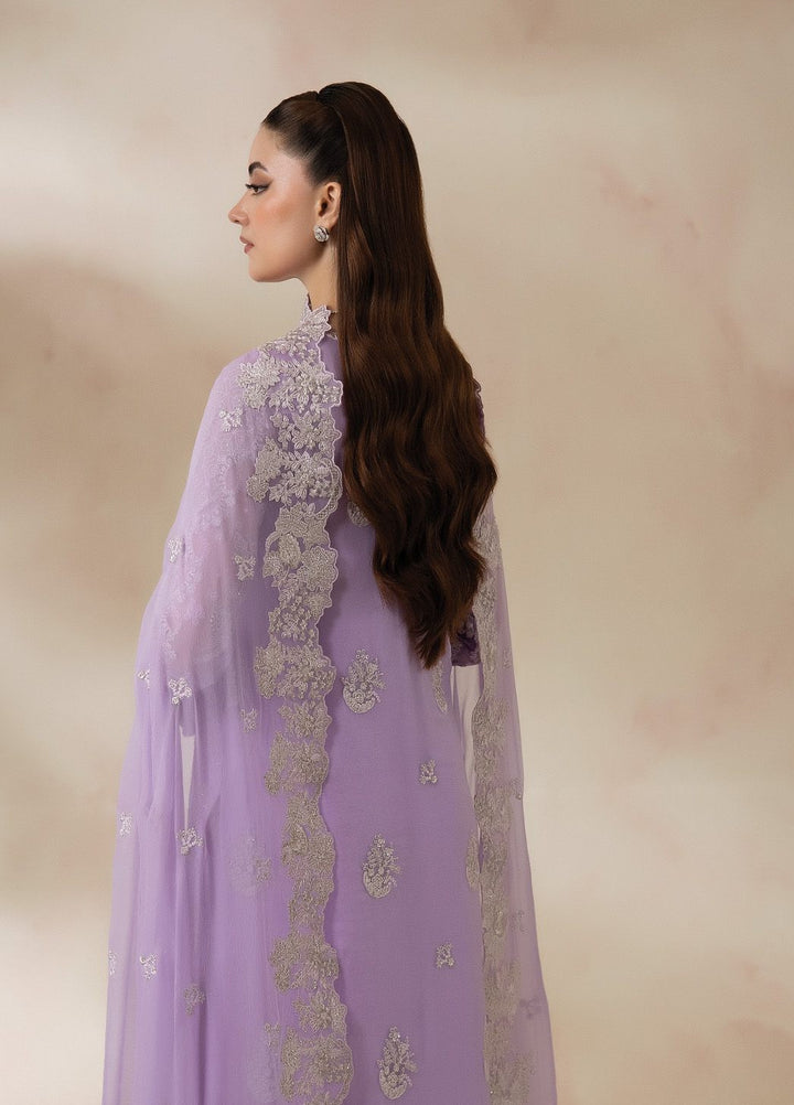 La Fiora by Imrozia Premium Unstitched Embroidered Chiffon 3 Piece Suit IP26ULC LAVELLE I-279 - Wedding Collection