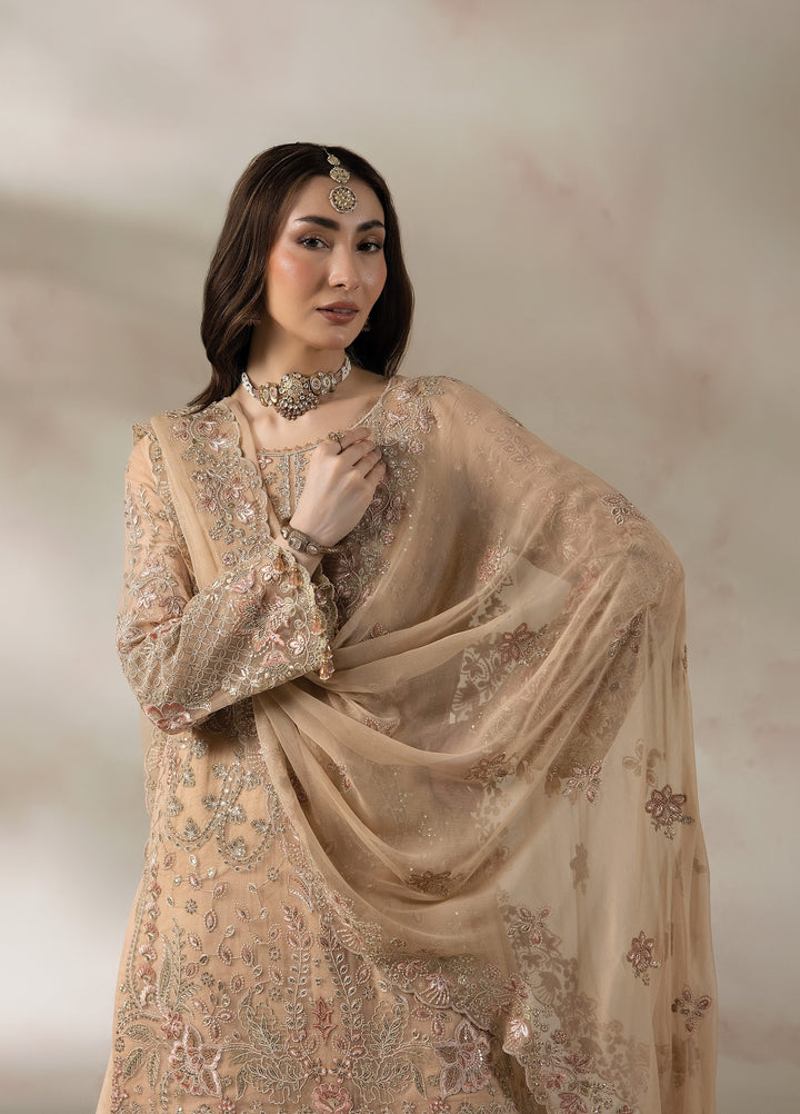La Fiora by Imrozia Premium Unstitched Embroidered Chiffon 3 Piece Suit IP26ULC I-285 CHANTILLY - Wedding Collection