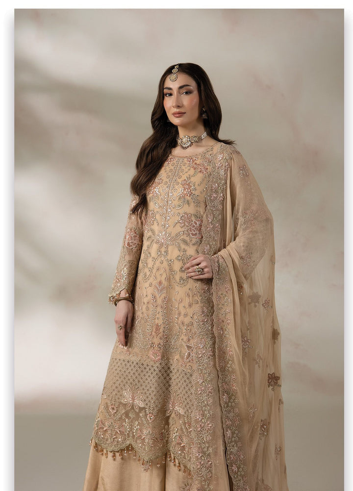 La Fiora by Imrozia Premium Unstitched Embroidered Chiffon 3 Piece Suit IP26ULC I-285 CHANTILLY - Wedding Collection